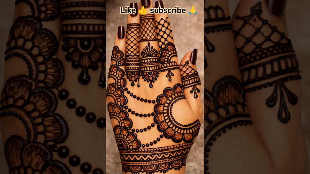 Easy beautiful mehndi designs ✨❤️‍🔥