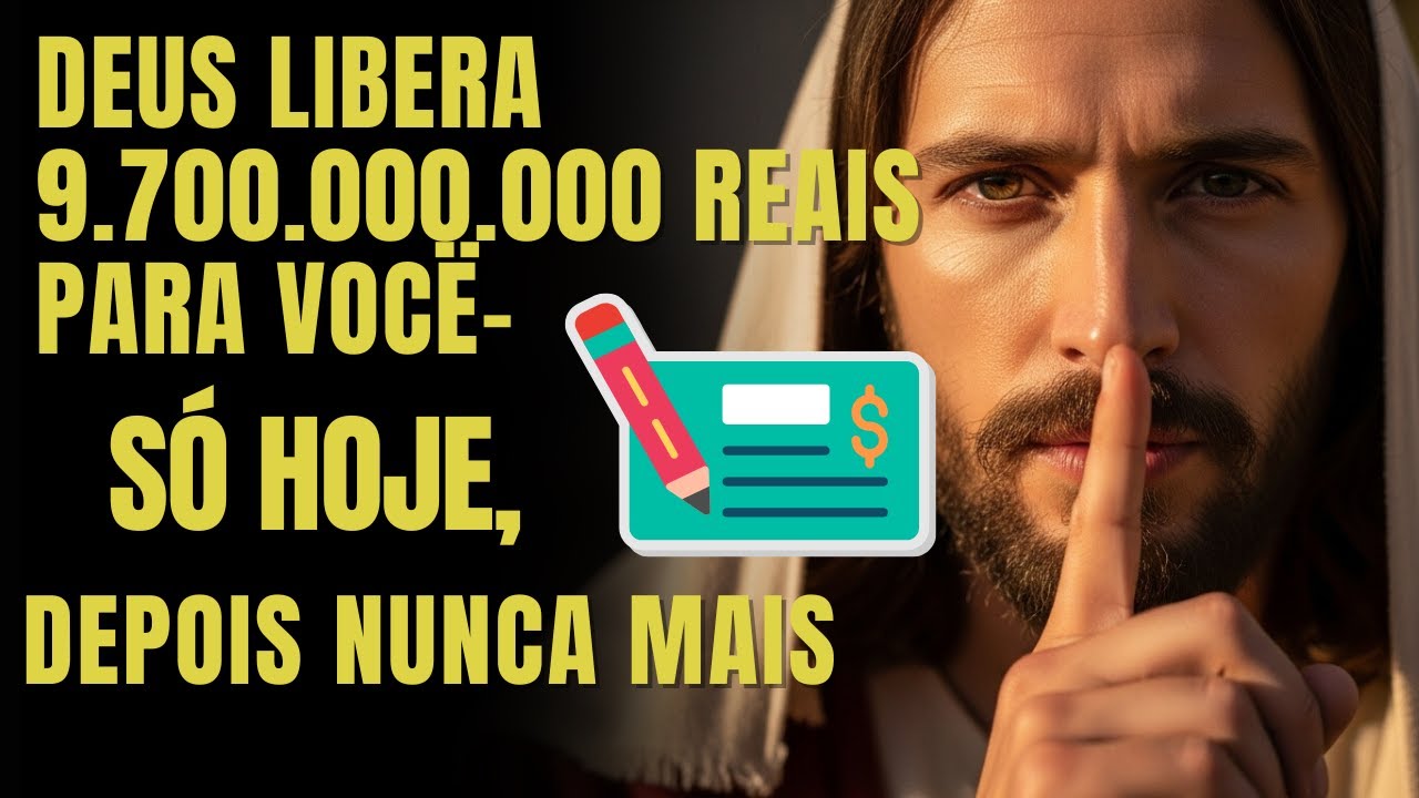 DEUS DIZ: MILAGRE AGORA: DEUS LIBERA 5.700.000.000 PARA VOCÊ – SÓ HOJE, DEPOIS NUNCA MAIS