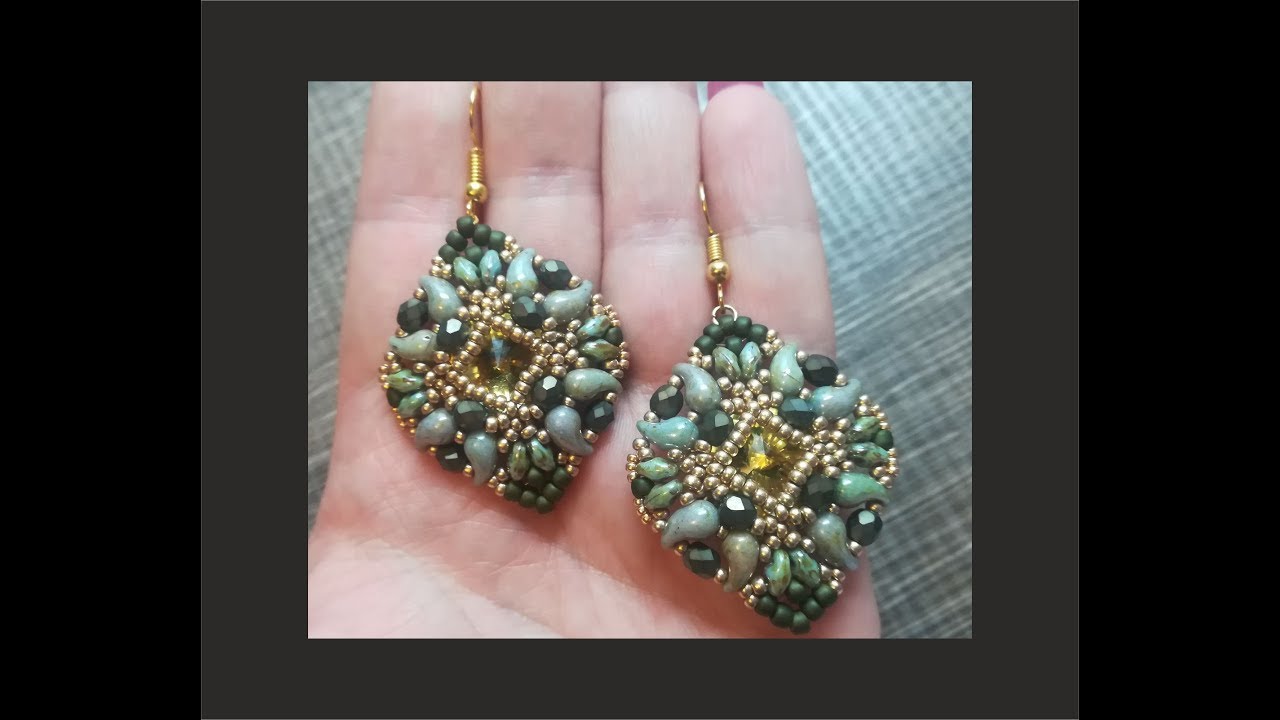 Orecchini Jungle con zoliduo (DIY Tutorial Jungle Earrings)