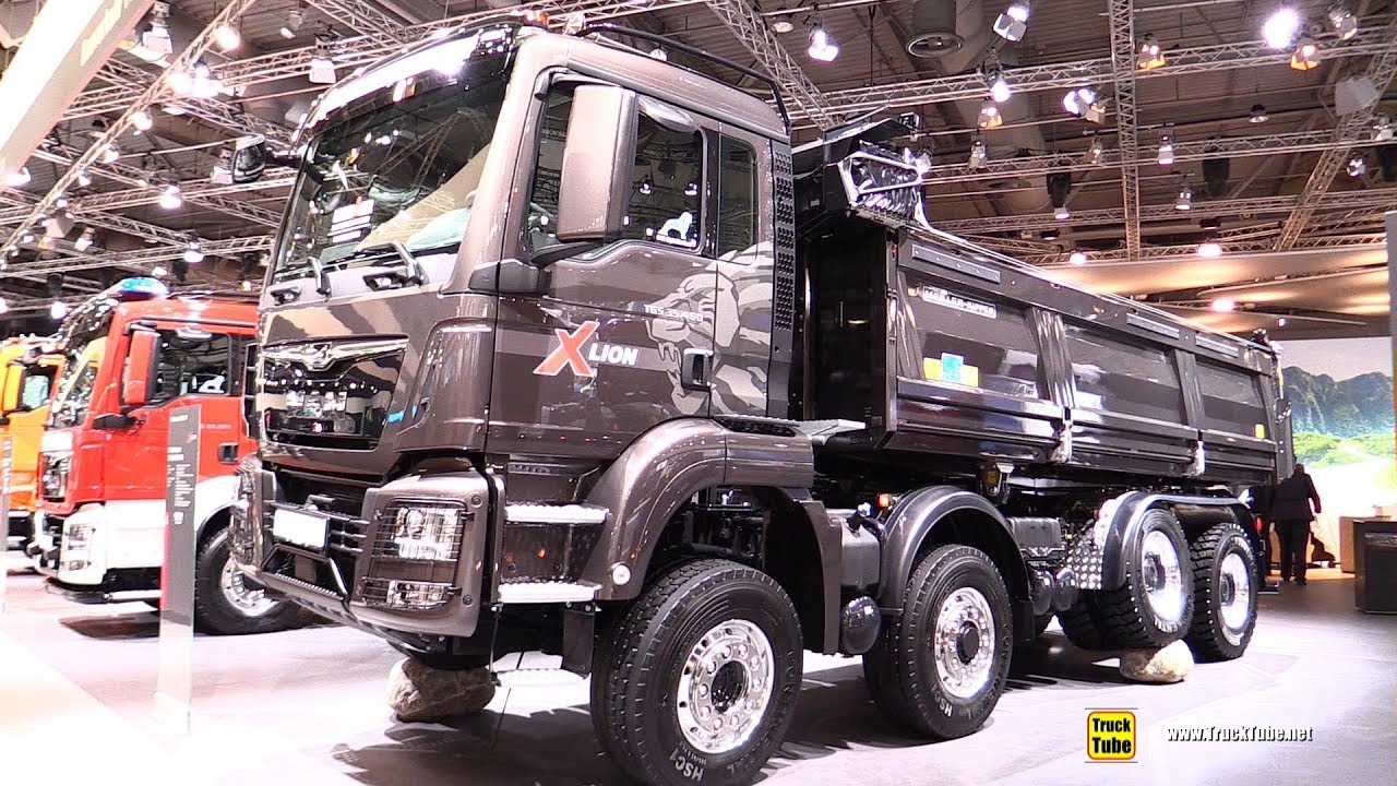 2019 MAN TGS 35-460 X-Lions Three Way Tipper - Exterior and Interior Walkaround - 2018 IAA Hannover