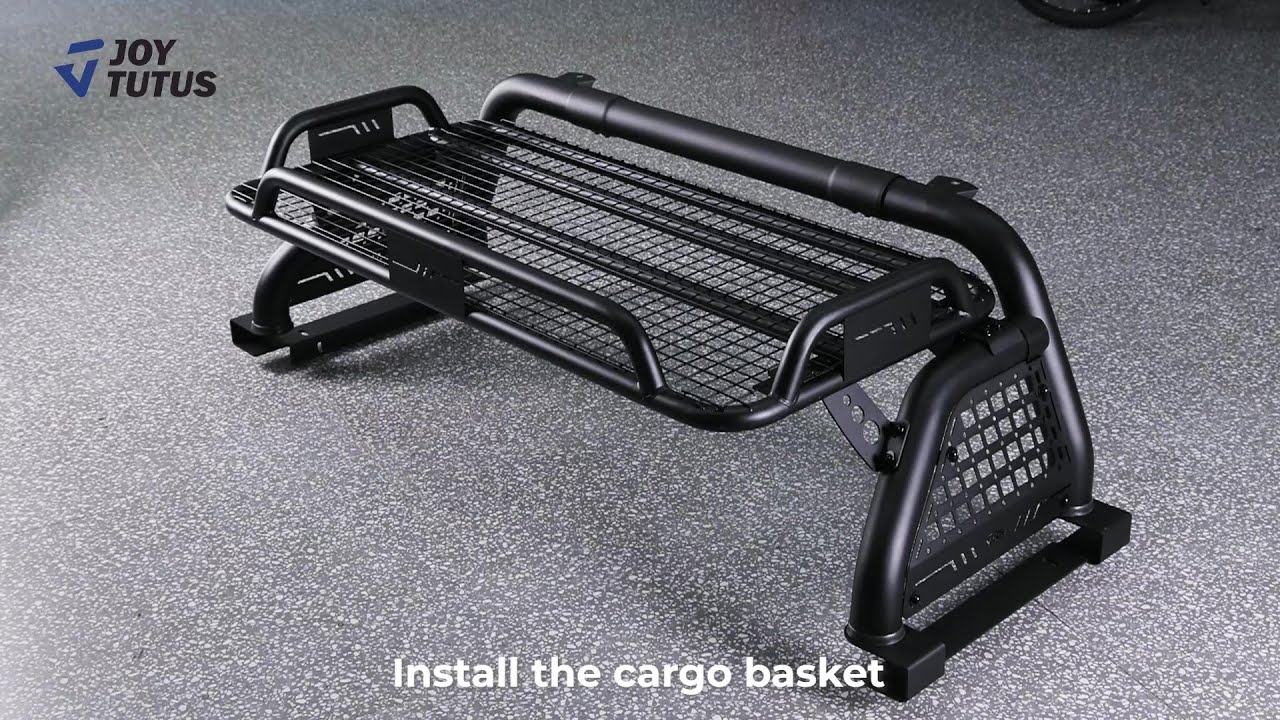 How to Install the JOYTUTUS Roll Bar with Cargo Basket for Full-Size Truck