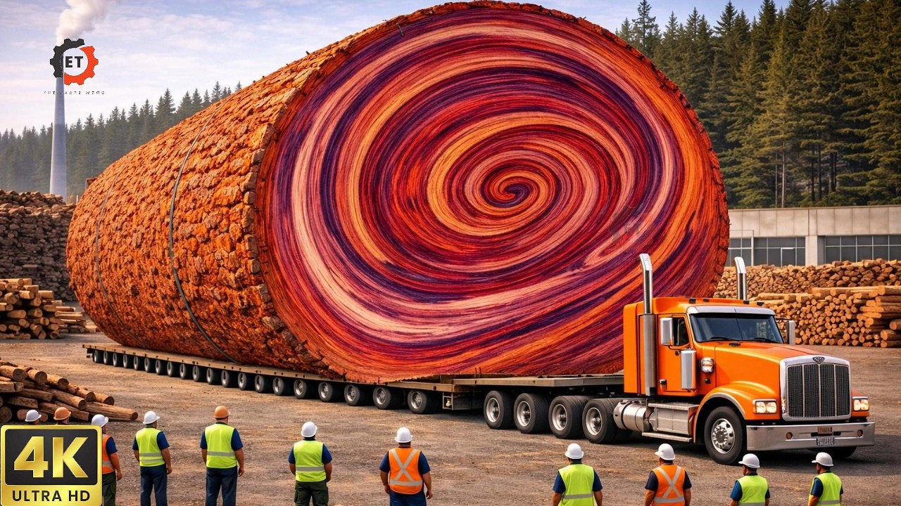 Incredible Woodworking Skills | Giant Logs Become Unique Art Tables