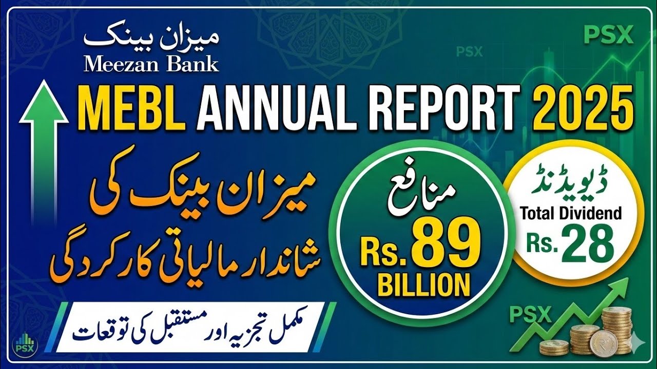 PSX News: Meezan Bank Shares Analysis annual report 2025 | Kya MEBL Buy karna chahiye?
