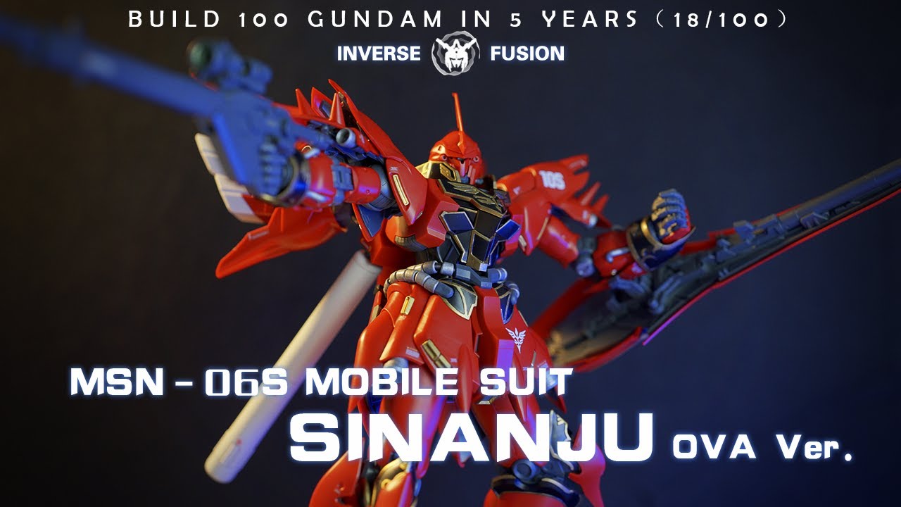 MG SINANJU OVA Ver. 丨 Gunpla Full Build 丨 Build 100 GUNDAM in 5 years（18/100）