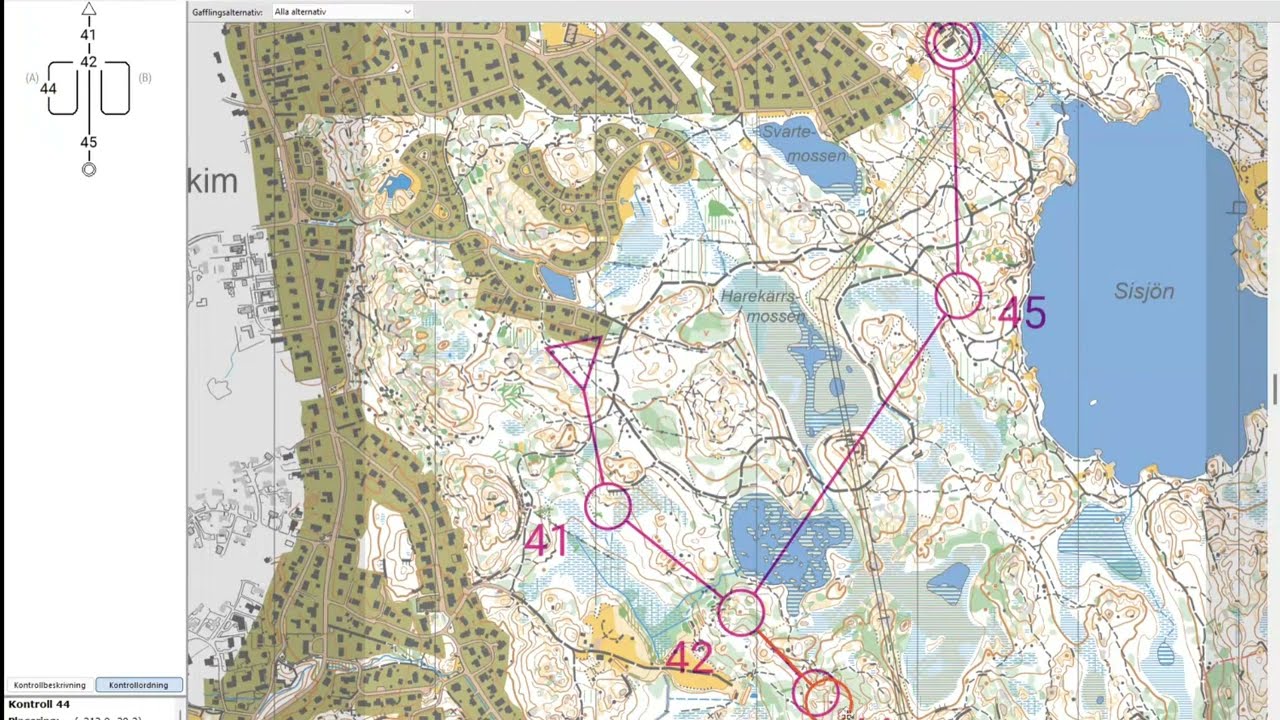 Lägg orienteringsbanor med Purple Pen