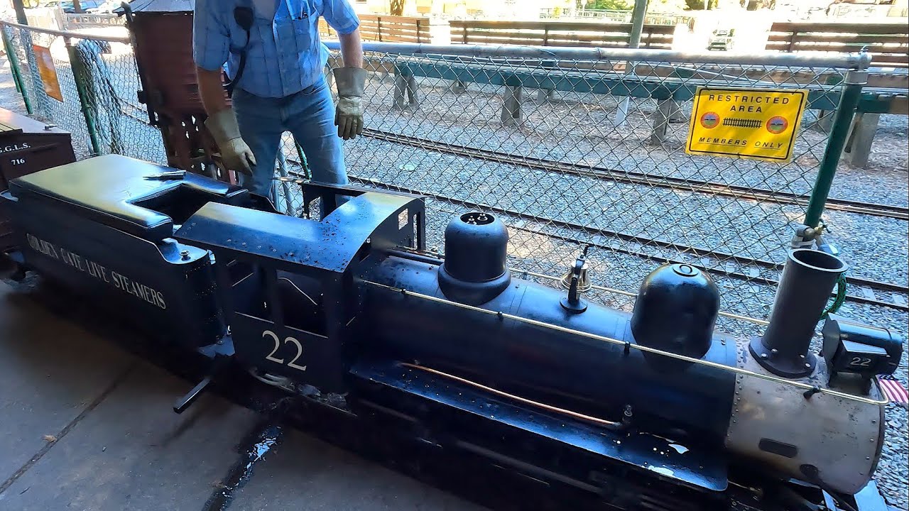 Golden Gate Live Steamers Miniature Train Ride in Tilden Park