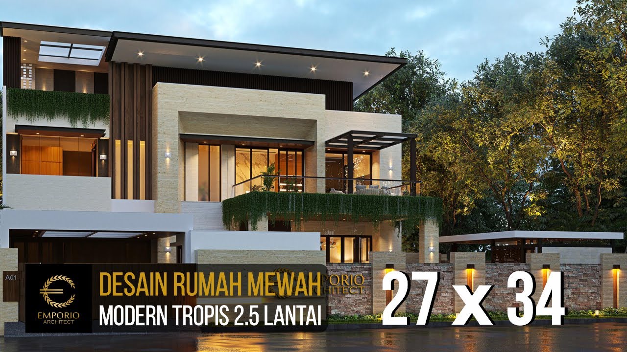 Ingin memiliki rumah mewah dengan konsep modern namun tetap terasa menyegarkan?