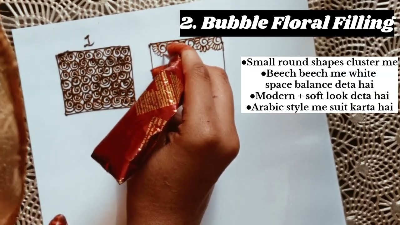 4 Essential Mehendi Fillings Every Artist Must Know | Part 1