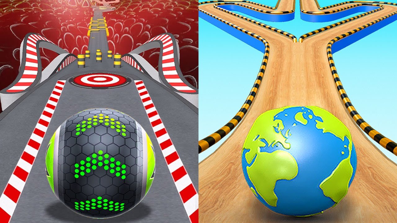 🌈 Going Balls VS Action Balls,Rolling Ball Sky Escape,Temple Rolling Balls,Rollance Adventure Ball