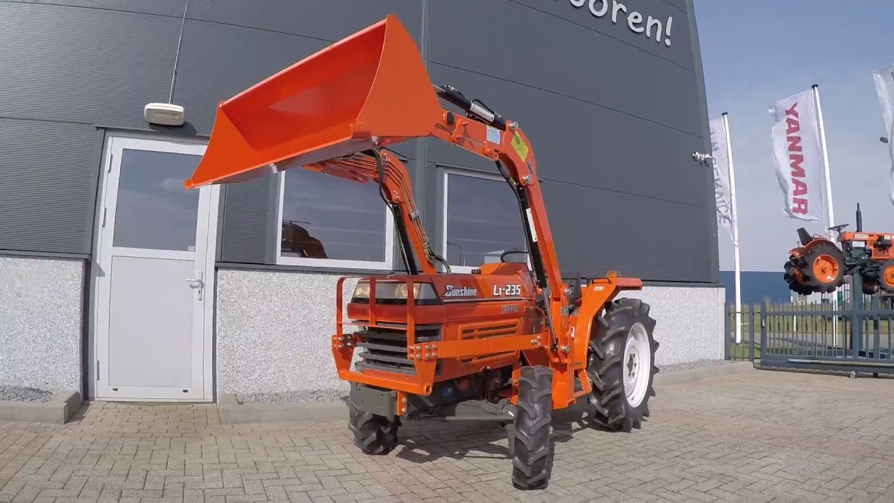 Kubota L1-235 4wd / Voorlader / 0871 Draaiuren