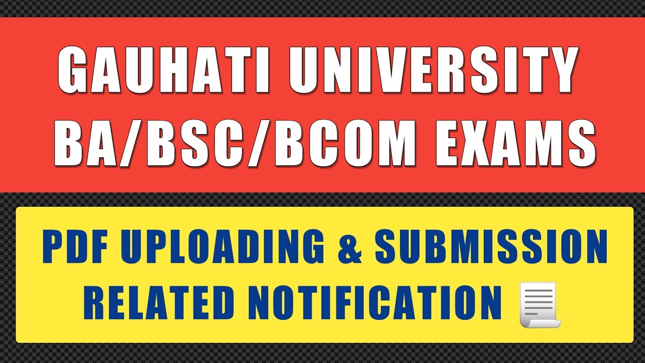 Gauhati University Exams Notification📄 | Guwahati University Exams 2021 | Gu Online Exams | OTBE 📚