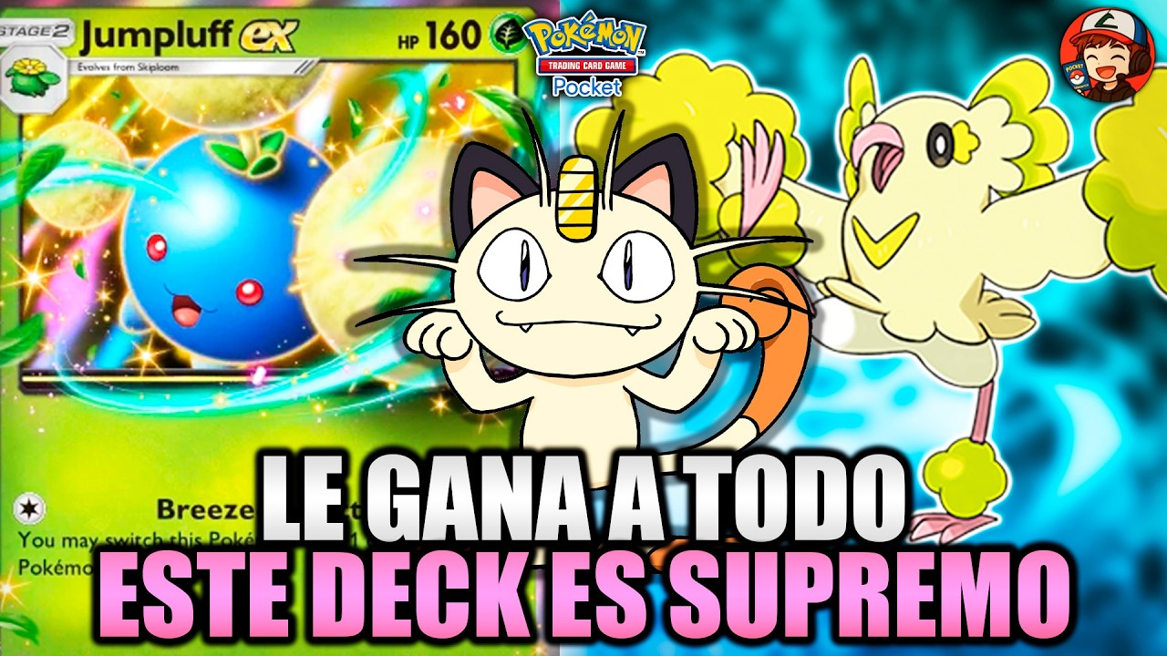 EL DECK QUE NADIE CONOCE Y QUE LE GANA A TODO | JUMPLUFF EX + MEOWTH + ORICORIO | POKEMON TCG POCKET