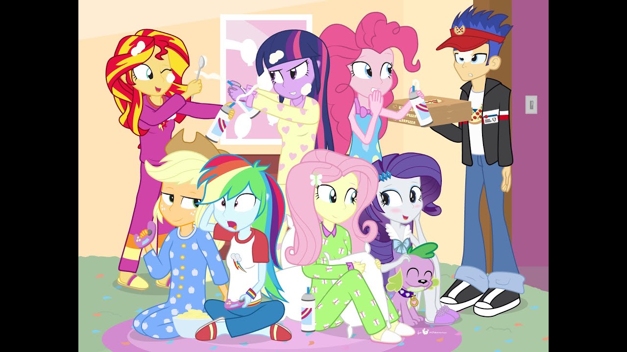 Equestria Girls:  A Whacky Slumber Party Bash!! (Equestria Girls Audio Story)