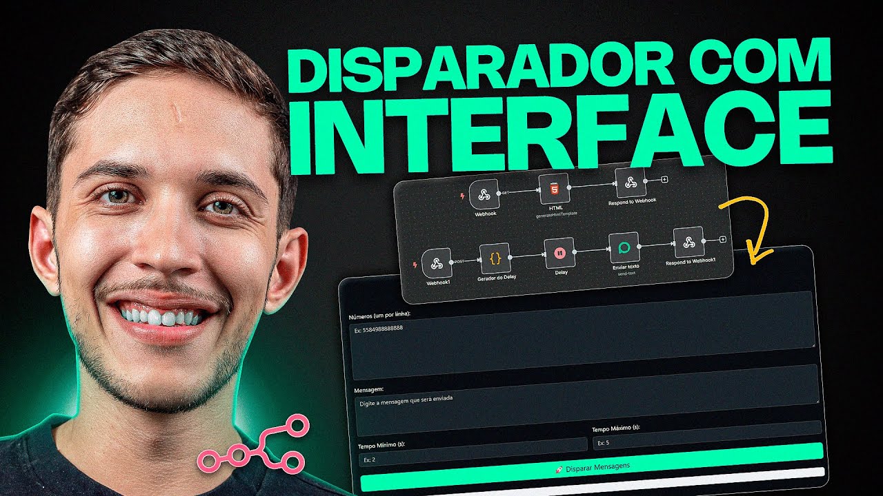 Monte comigo um Disparador de Mensagens no N8N (com Interface HTML)