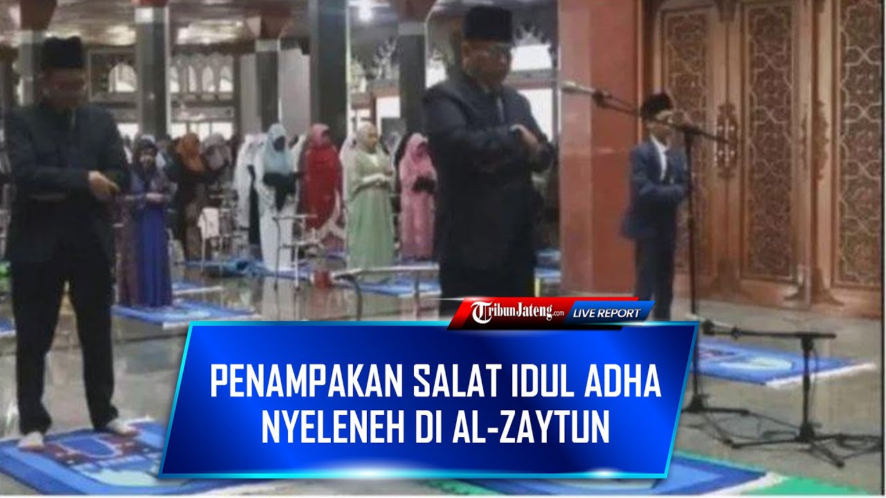 🔴 Penampakan Salat Idul Adha di Al-Zaytun, Barisan Wanita dan Pria Sejajar Hingga Jamaah Berjarak