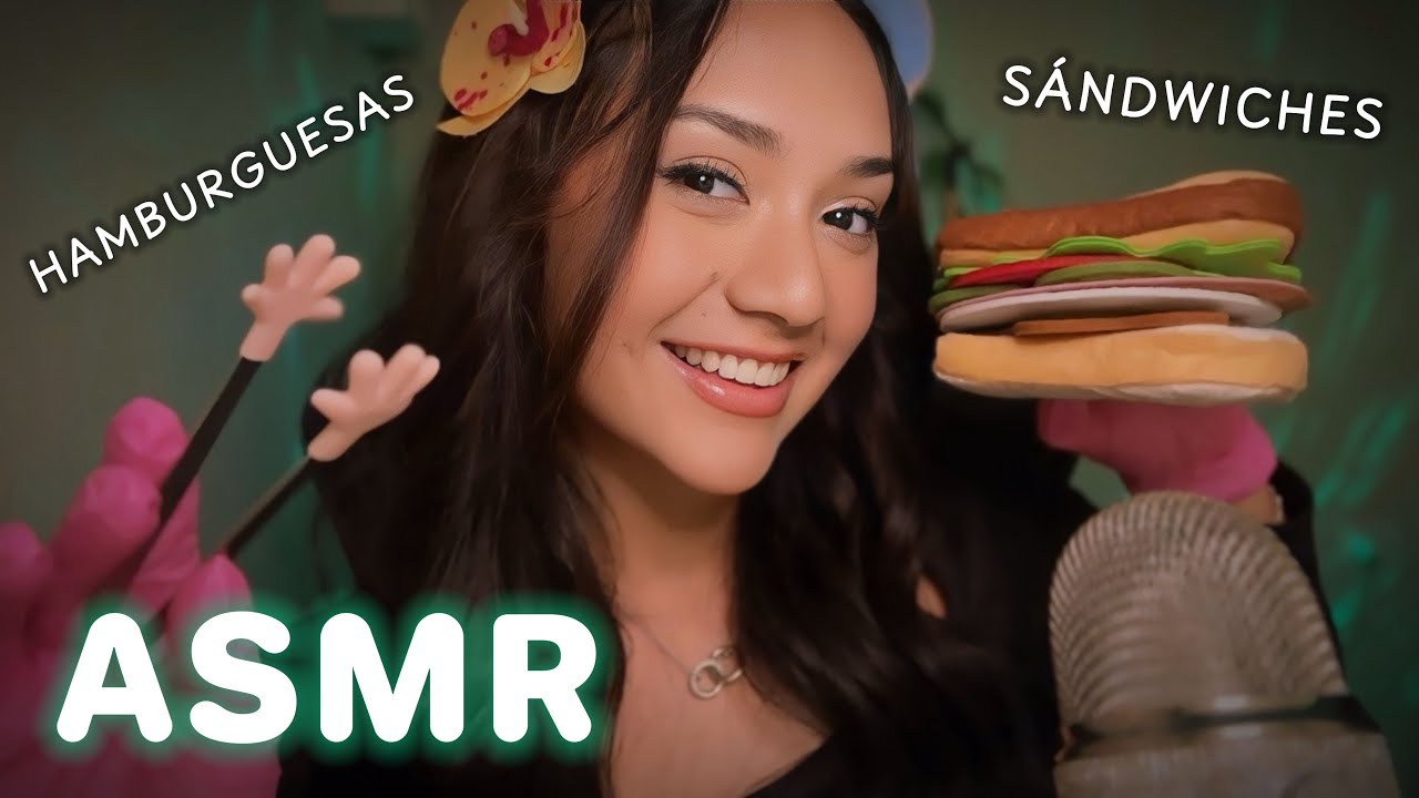ASMR TIENDA DE SÁNDWICHES 🥪 y HAMBURGUESAS 🍔 ROLEPLAY RELAJANTE PARA DORMIR