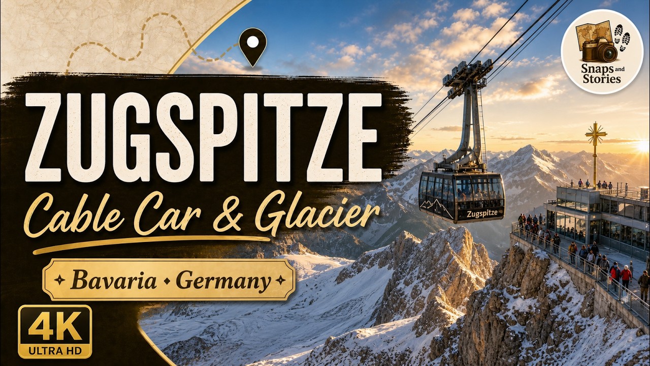 Zugspitze 4K 🇩🇪 Germany&rsquo;s Highest Peak &ndash; Cable Car & Glacier (2025 Full Walk)