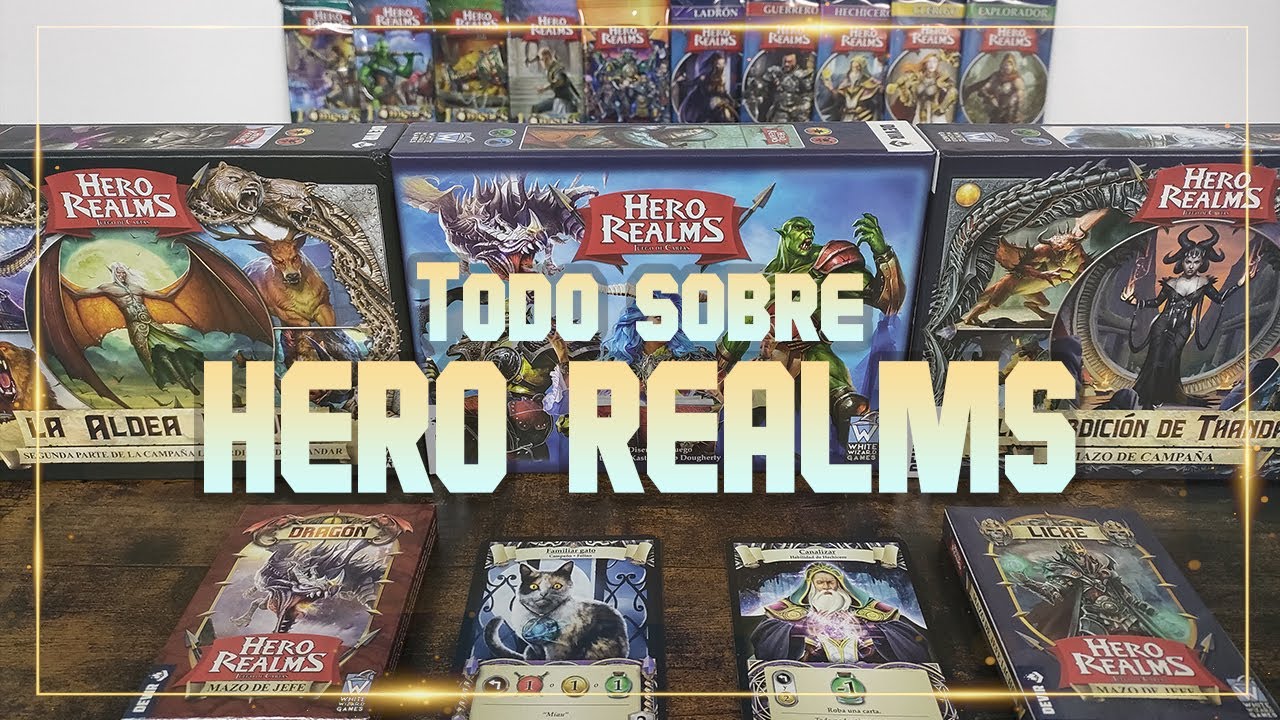 Mucho más que uno de los MEJORES juegos de DECKBUILDING - Hero Realms y TODAS las Expansiones