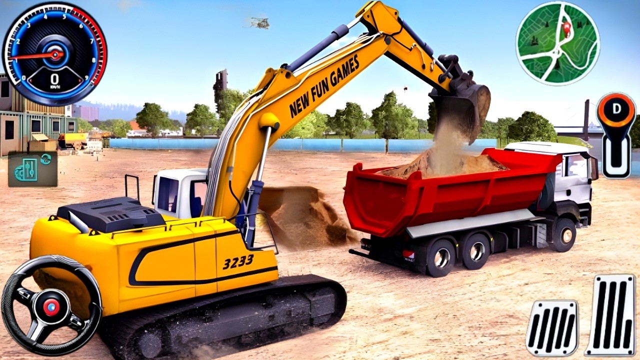NEW Mega City Road Construction | Heavy Excavator & Truck Simulator 3D - Android Gameplay