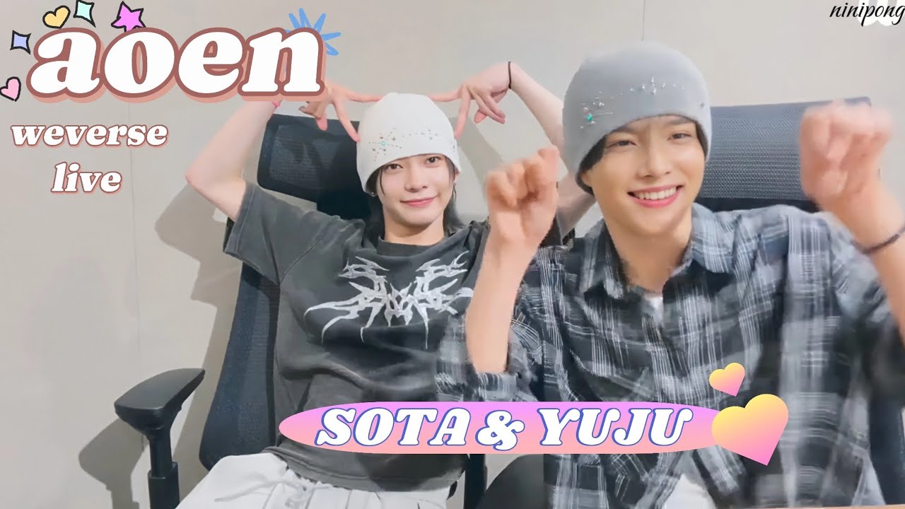 (ENG SUB) AOEN WEVERSE LIVE 🐈‍⬛🐶❤(06.20.25) #weverselive #weverse #aoen