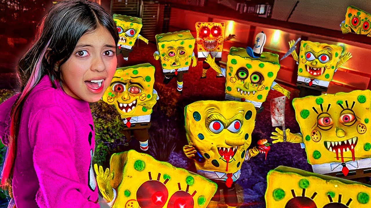100 BOB ESPONJAS.EXE INVADEN la CASA de @PARCERICO | Princesa Vale