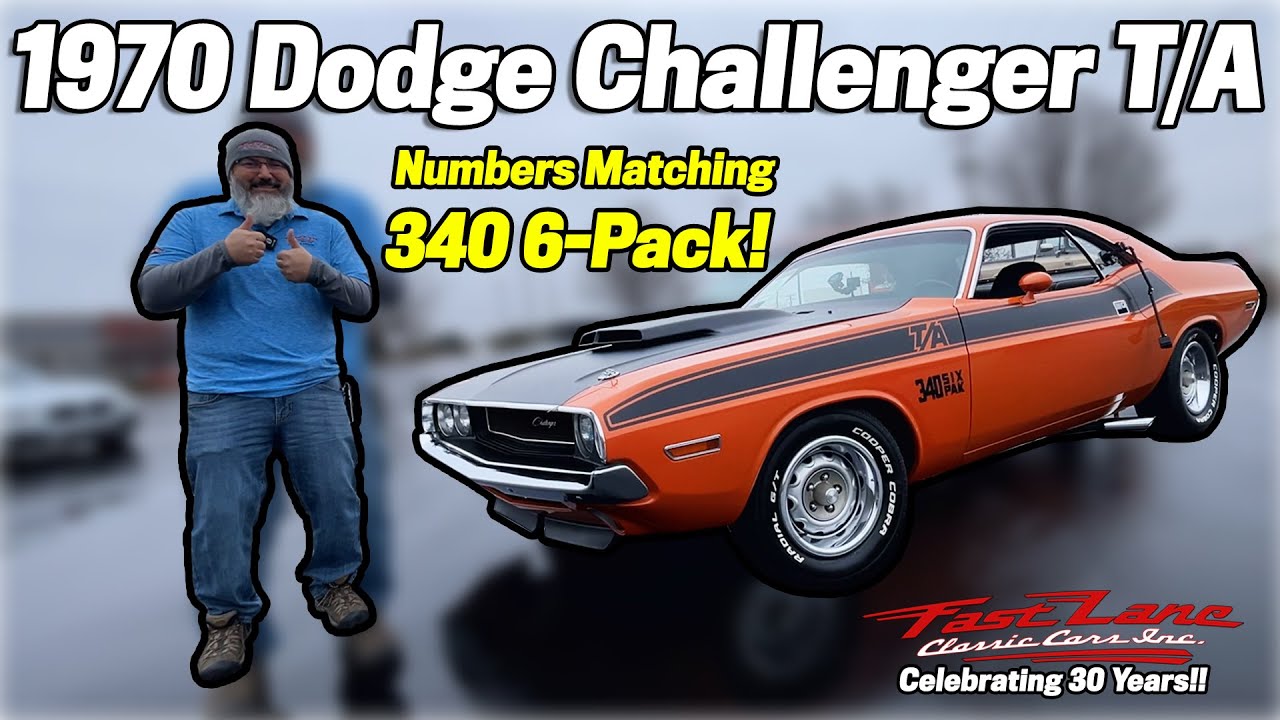1970 Dodge Challenger T/A 340 6-Pack For Sale at Fast Lane Classic Cars!