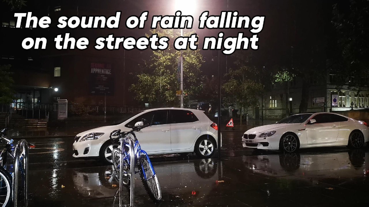 🌧️ Rainy Night Streets: Deep White Noise for Focus & Sleep