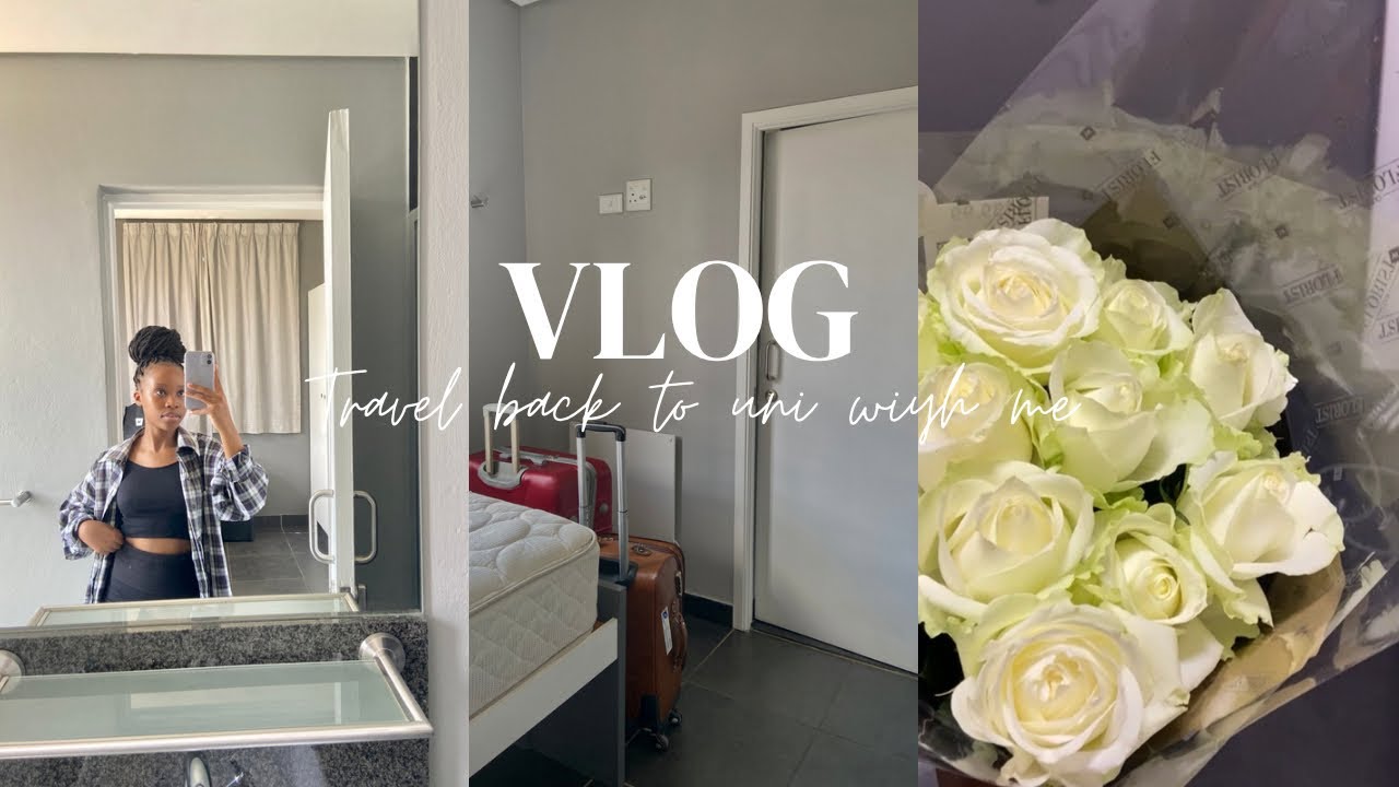 FIRST VLOG | TRAVEL BACK TO UNI WITH ME | UFS STUDENT