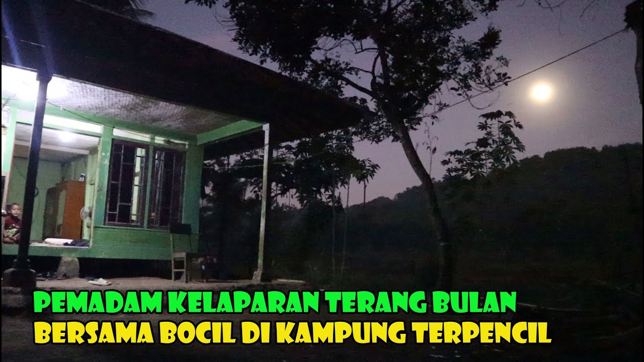 Pemadam Kelaparan Di Bawah Terang Bulan. Bersama Bocil Di Kampung Terpencil.