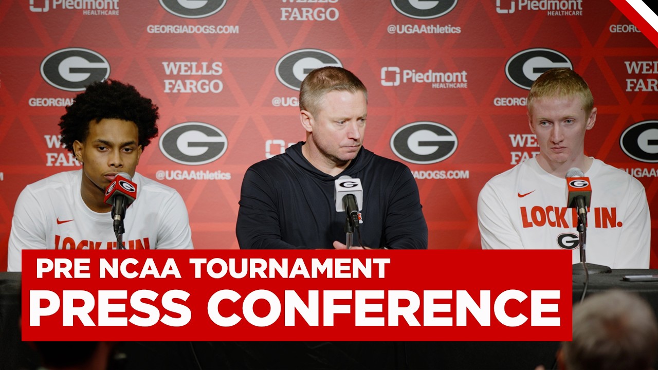 Georgia Basketball: Mike White, Smurf Millender and Blue Cain Pre-Saint Louis Press Conference