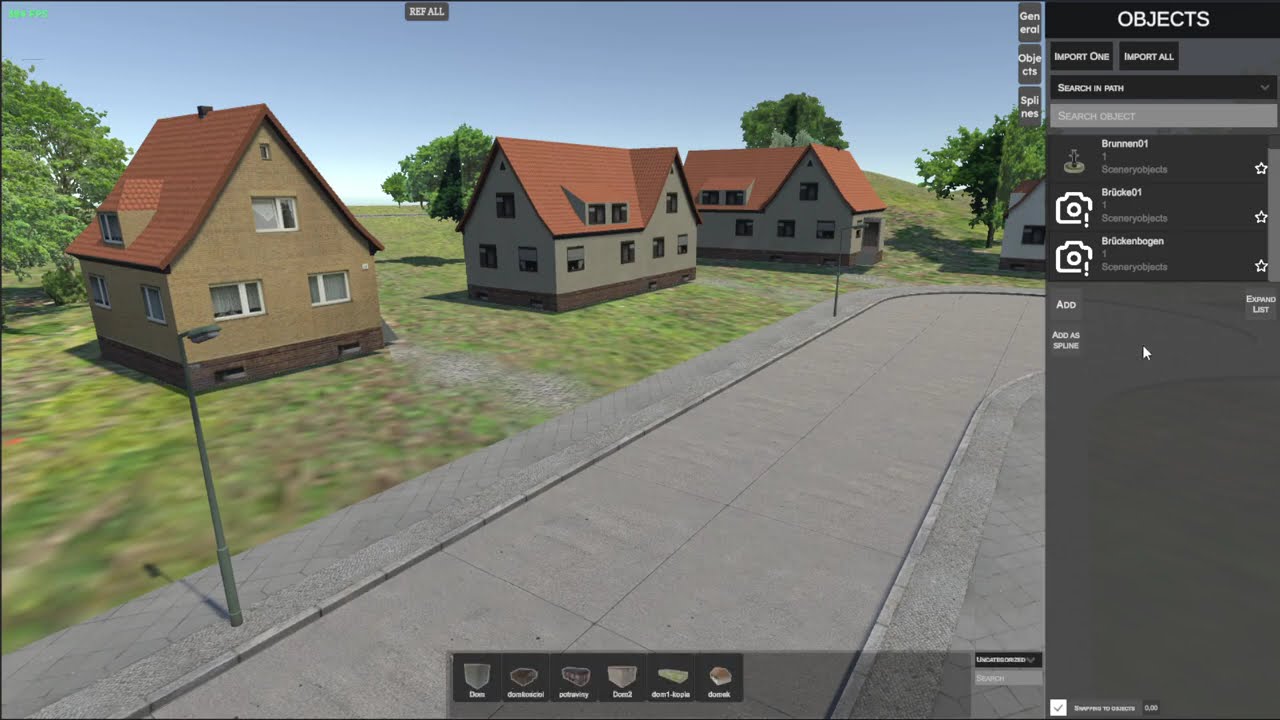 OMSI 2 - nEditor - Rearranging favorite objects and snapping - WIP 22.03.2026