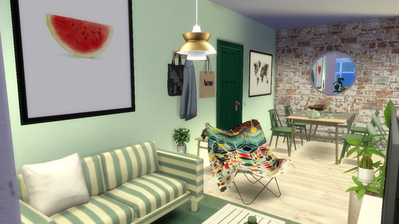 The Sims 4 /cozinha e sala -Speed Build