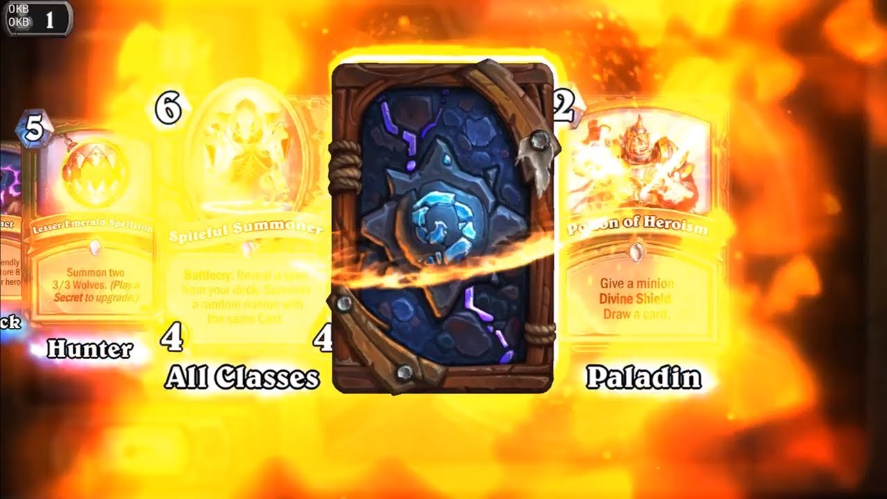Woecleaver + Spiteful Summoner + Lesser Emerald Spellstone - Kobolds HS legendary and epic and rare
