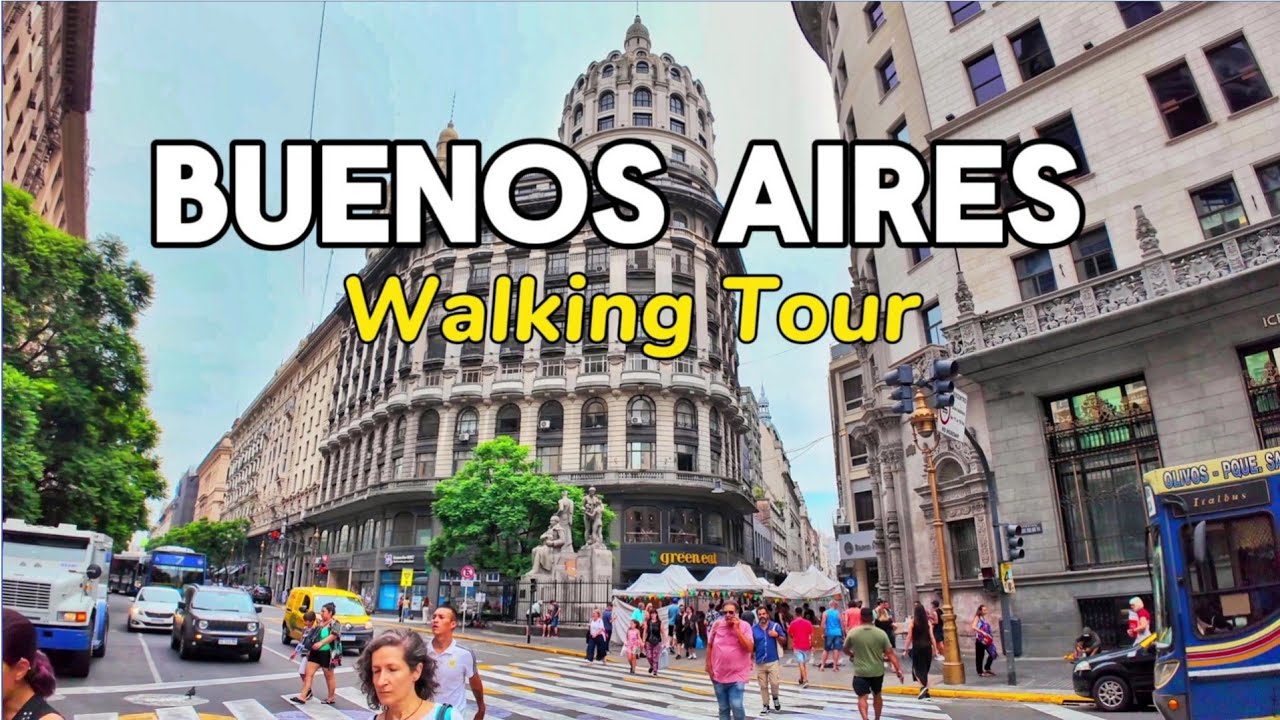 【4K】MEDIODIA por CALLE FLORIDA - BUENOS AIRES 🇦🇷 | Verano 2024