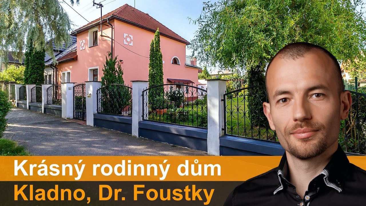 PRODÁNO - 🏡 KRÁSNÝ RODINNÝ DŮM - Kladno, Dr. Foustky ... videoprohlídka domu na prodej