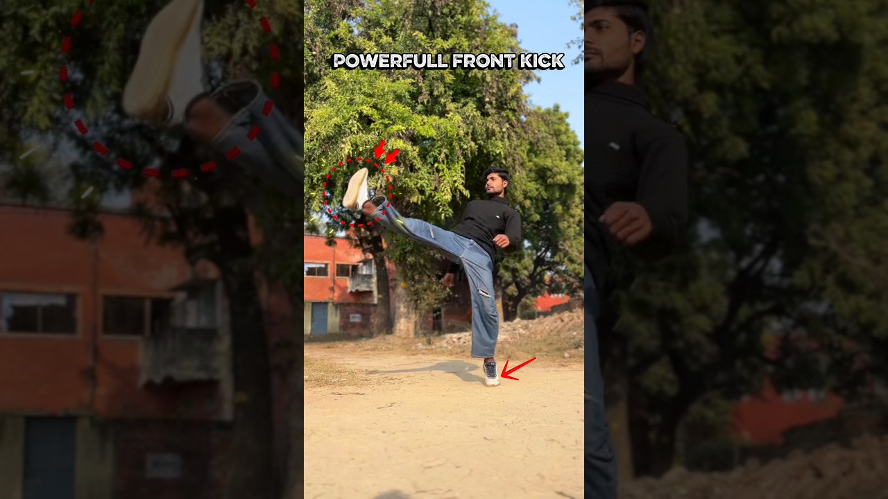 Front Push Kick Technique Explained🔥| Step-by-Step Tutorial