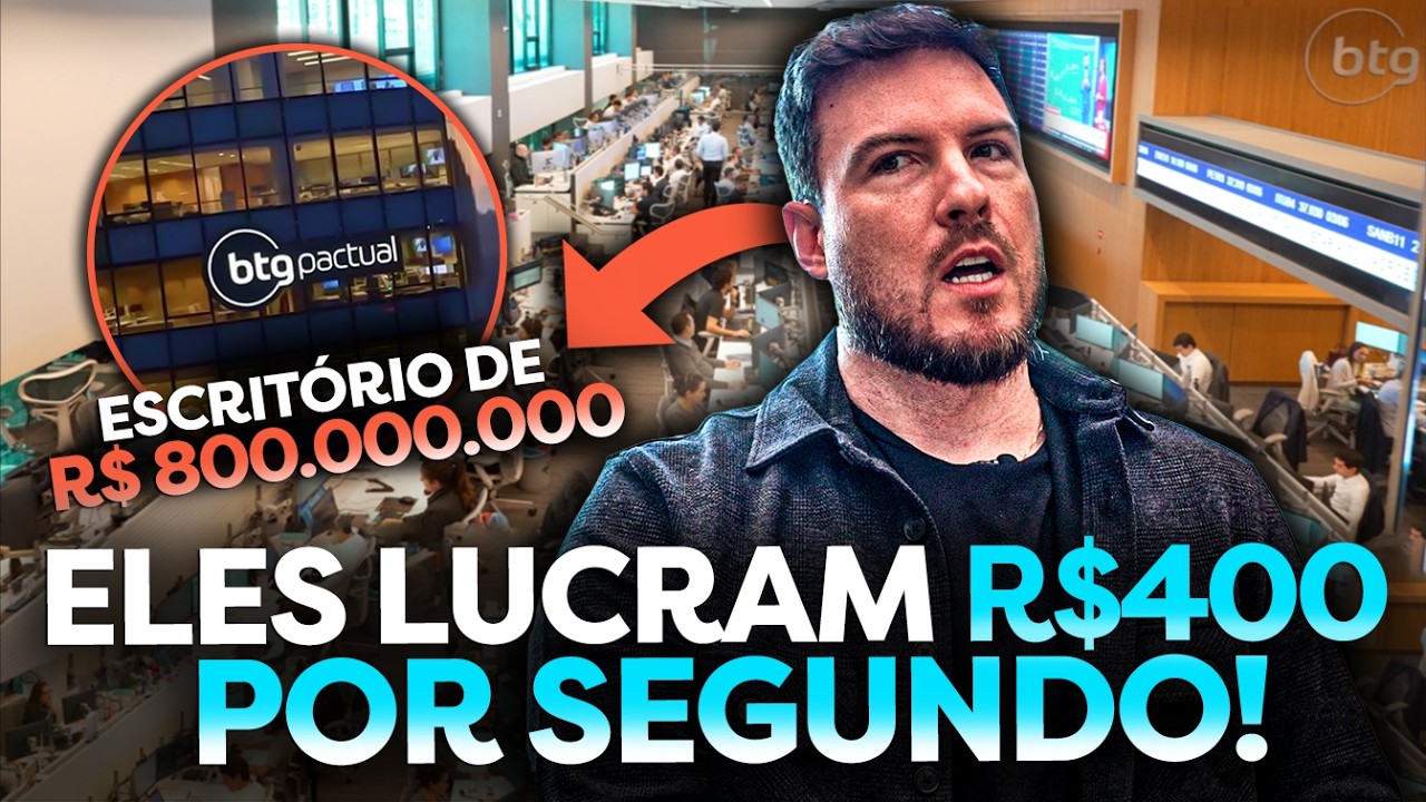 ⁠FUI ATÉ O ESCRITÓRIO DO BTG ABRIR UMA CONTA (E investir R$1 MILHÃO num fundo)