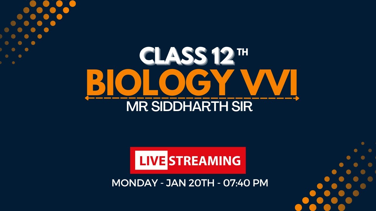 Sexual Reproduction in Flowering Plants WITH SIDDHARTH SIR