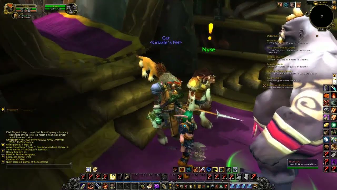 WOW Cata Quest 'Banner of the Stonemaul - 27408' Horde on a PS