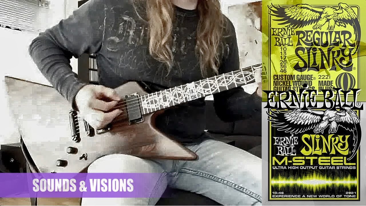 Ernie Ball Strings - Regular Slinky vs Slinky M-Steel (Comparison)