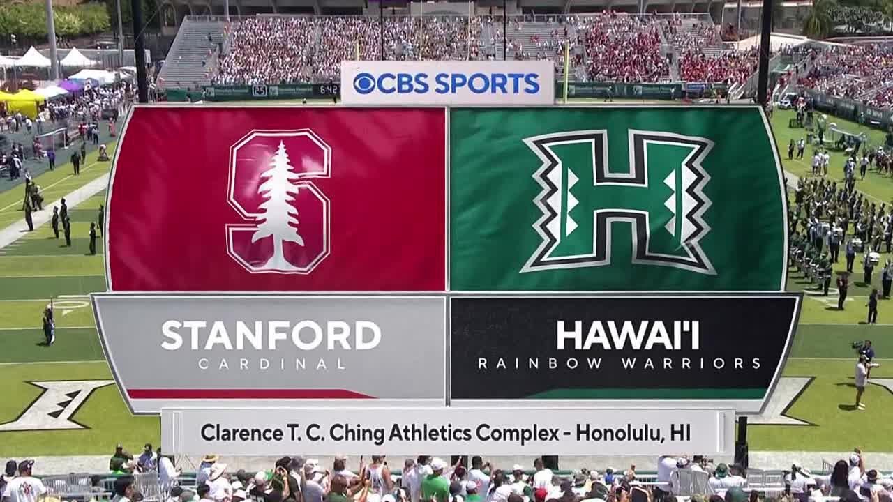 NCAAF 2025 || Week 0 || Stanford Cardinal vs. Hawai'i Rainbow Warriors ||