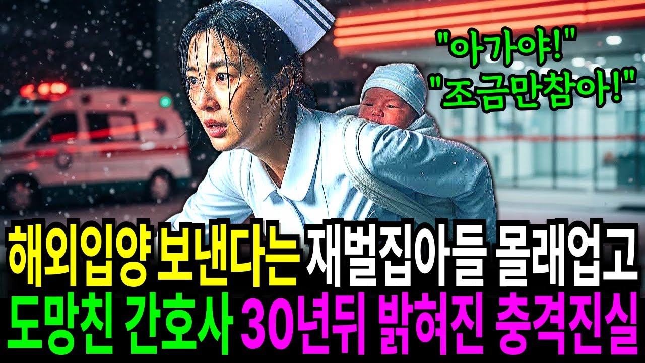 해외입양 보낸다는 재벌집 막내아들 몰래 업고 도망친 간호사, 30년뒤 밝혀지는 충격적인 진실은...