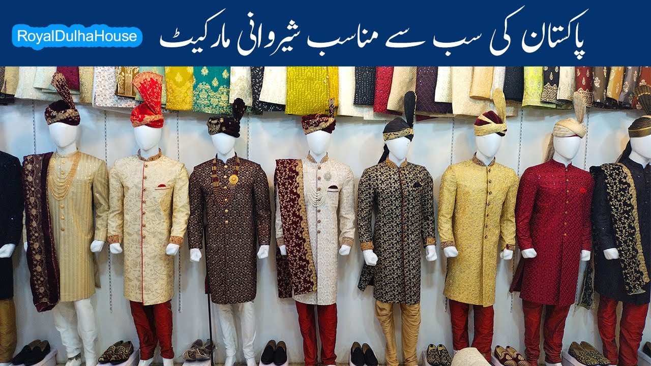 Sherwani Market in Pakistan | Best Groom Sherwani Online Shop | Sherwani for Pakistani Wedding