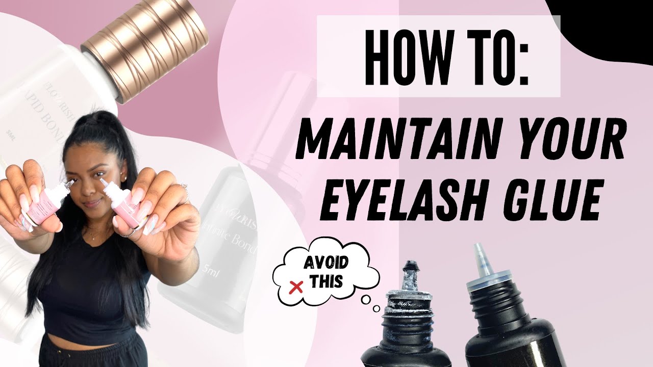 How to Clean your Lash Glue bottle | Clogged Glue Bottle | Eyelash Extensions for BEGINNERS