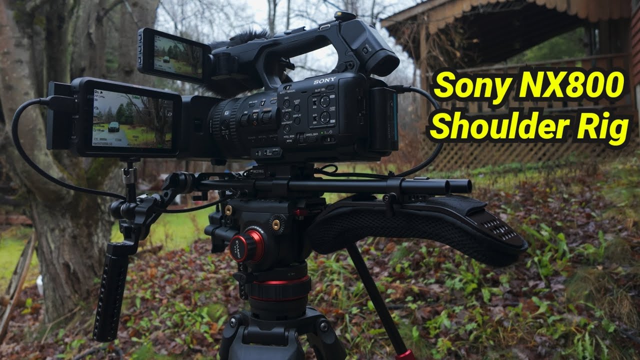 Sony NX800 Z200 Shoulder rig build using DJI Osmos Pocket 3
