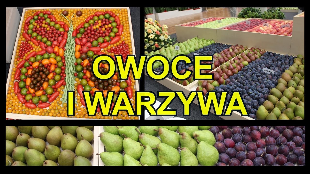 Owoce i warzywa - NOWY film edukacyjny dla dzieci PO POLSKU [nauka nazw]