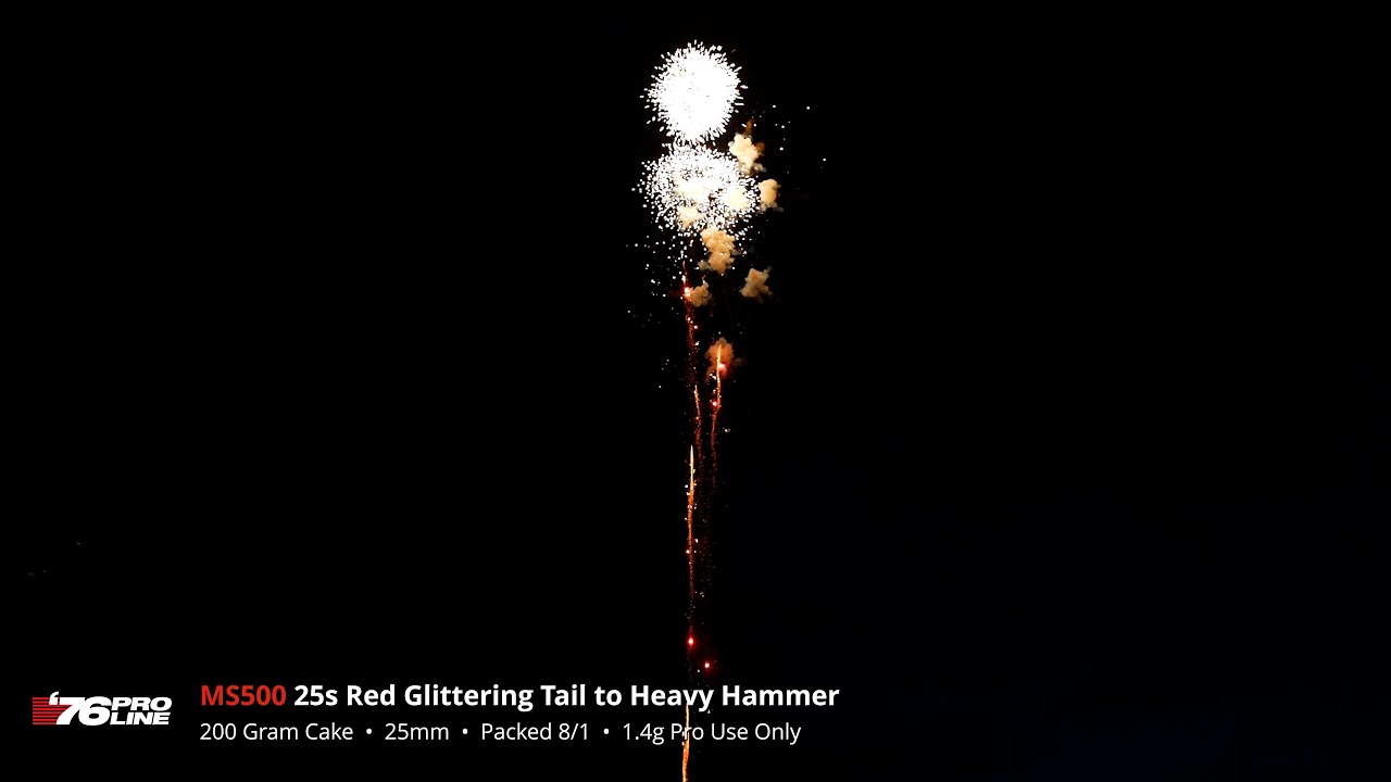 MS500 25s Red Glittering Tail to Heavy Hammer - '76 Pro Line 2024 Production