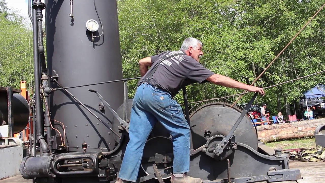 1905 WASHINGTON IRON WORKS, STEAM HIGHLEAD YARDER.