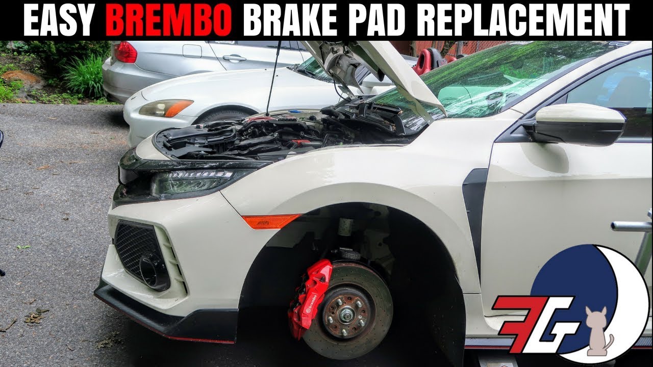 How to Install Brembo Brake Pads EASY! | Honda Civic Type R Brake Replacement