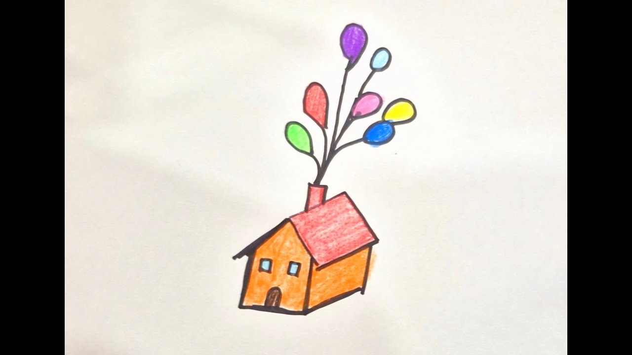 Let's Draw a Simple and Cute House